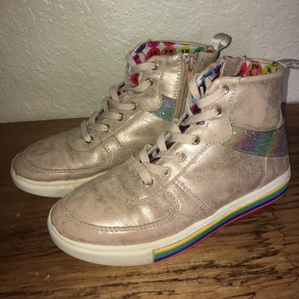 🌈 Rose Gold Steve Madden high tops